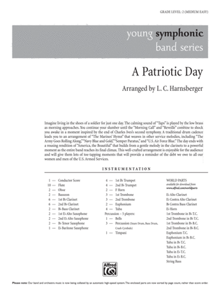 A Patriotic Day: Score