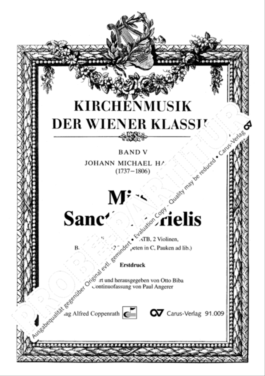 Missa Sancti Gabrielis 4-Part scores gallery preview page 4