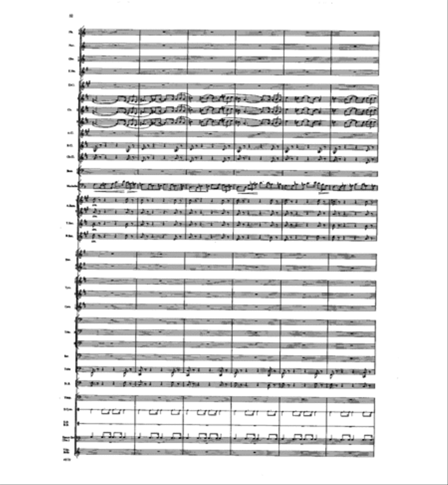 Concertino for Marimba and Winds Concert Band scores gallery preview page 50