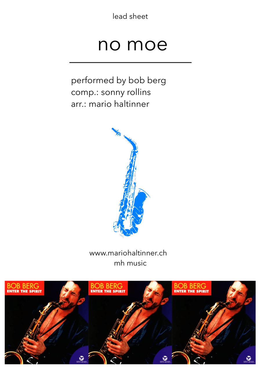 No Moe No Moe Tenor Saxophone scores gallery preview page 1