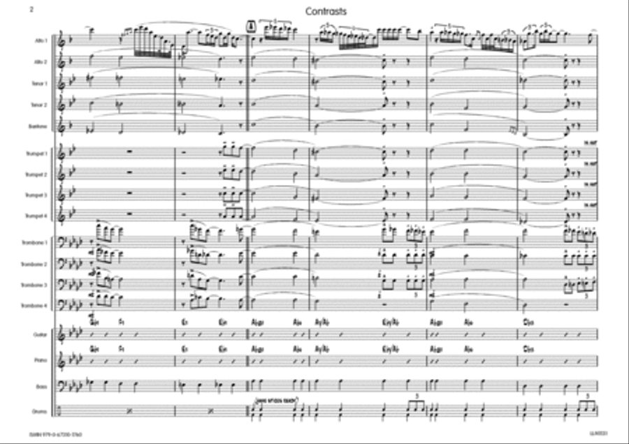 Contrasts Contrasts Big Band scores gallery preview page 3