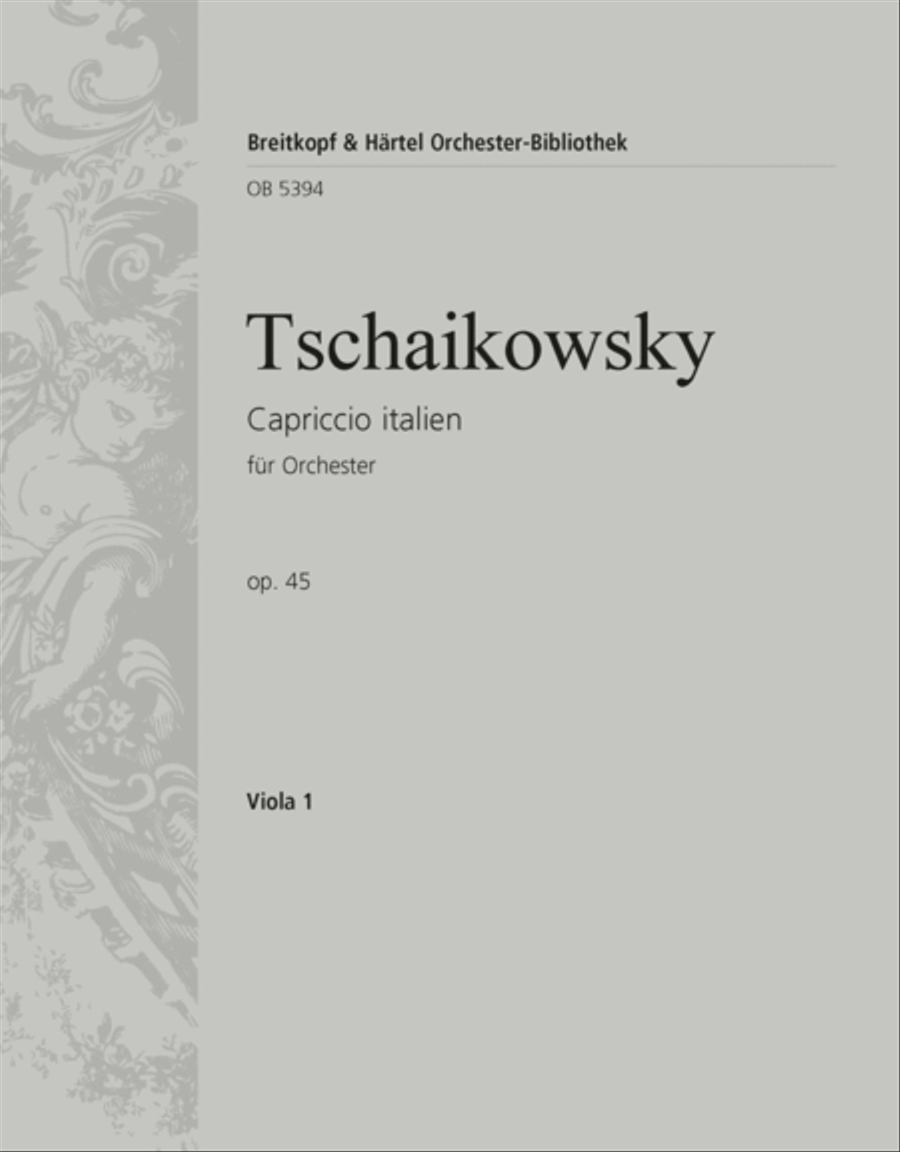 Capriccio italien Op. 45 Orchestra scores gallery preview page 1