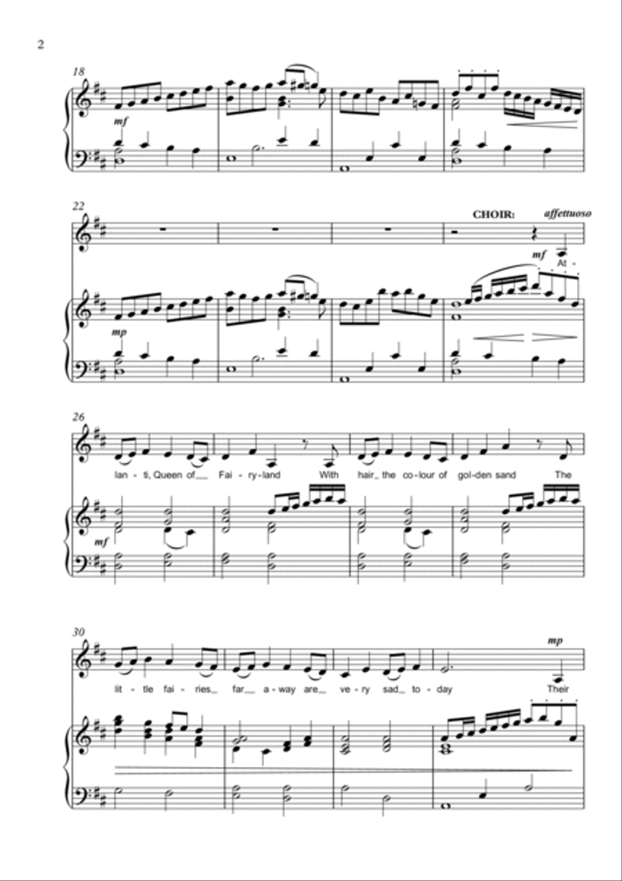 The Witch of Woccabocca - Atlanti the Fairy Queen Voice scores gallery preview page 2