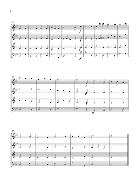 14 Christmas Carols (arranged for Wind Quartet) image number null