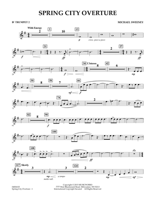 Spring City Overture - Bb Trumpet 2