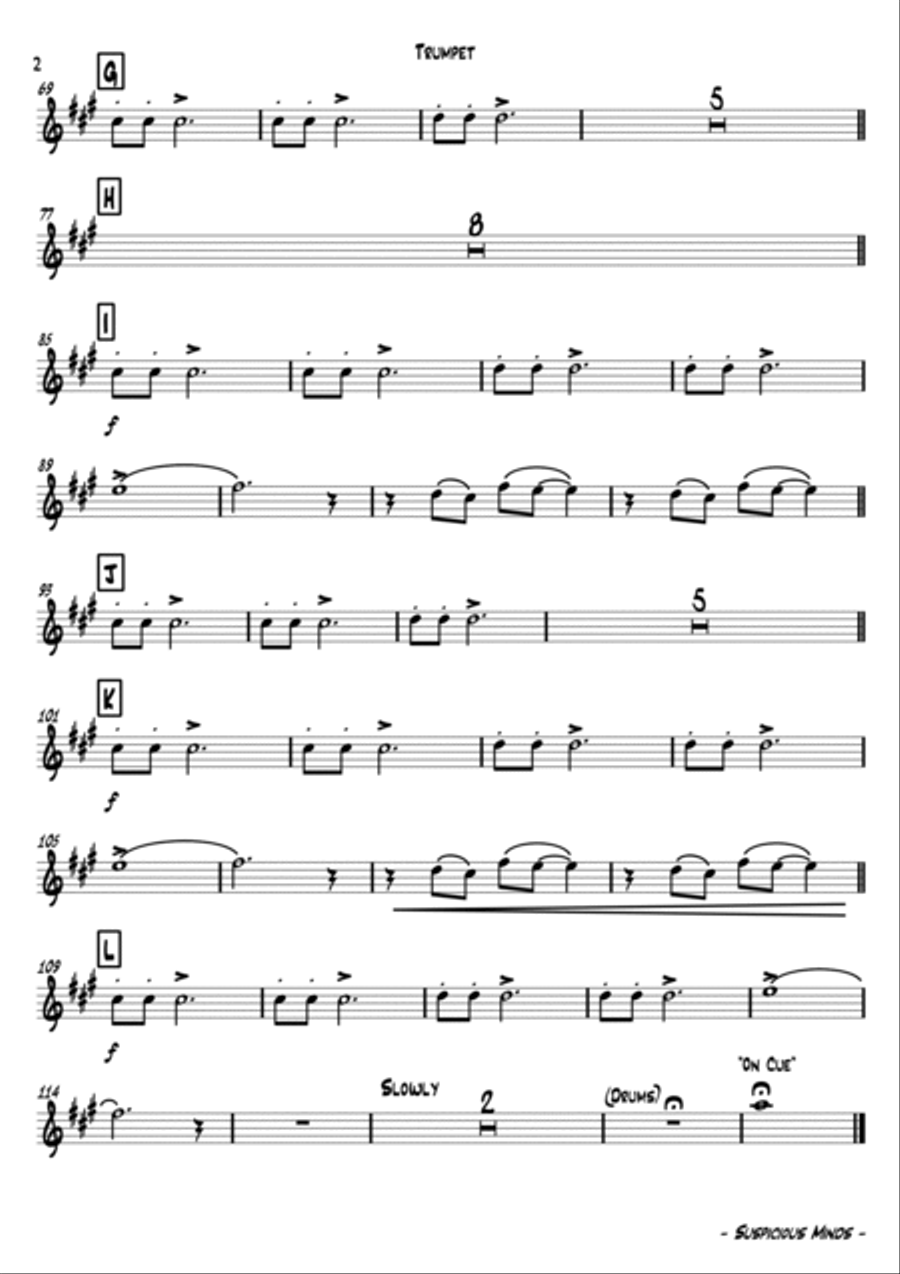Suspicious Minds Large Ensemble scores gallery preview page 3