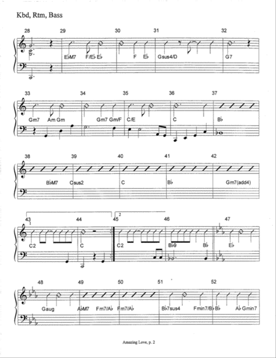 Amazing Love Choir scores gallery preview page 18