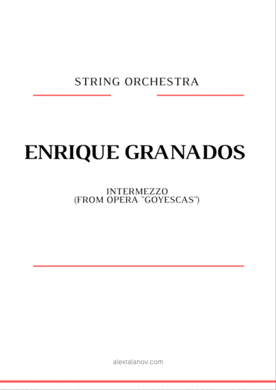 Intermezzo (from opera 