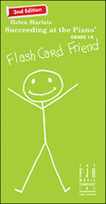 Book cover for Succeeding at the Piano, Flash Card Friend - Grade 1A (2nd Edition)