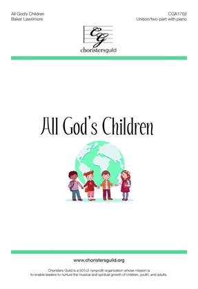 Book cover for All Gods Children - Unison/two-part