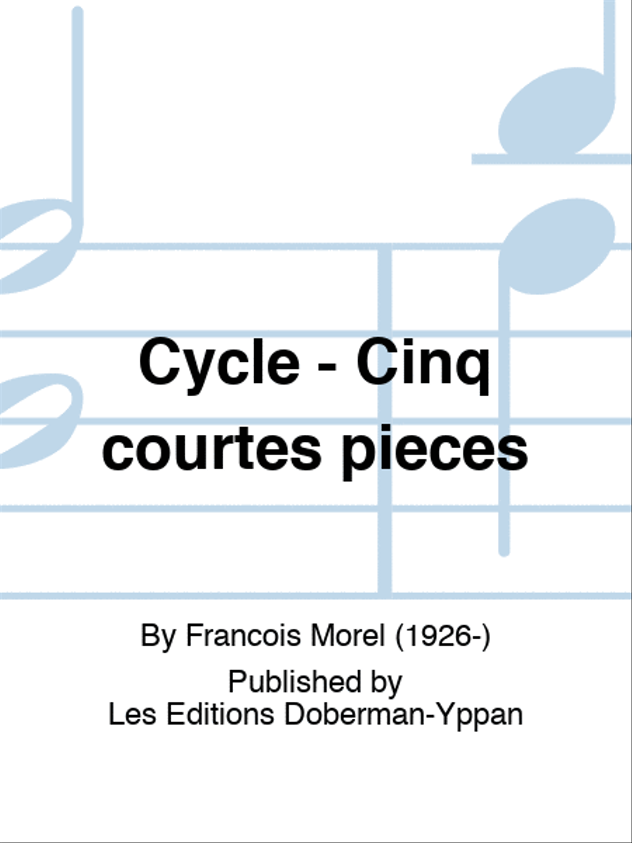 Cycle - Cinq courtes pièces Score scores gallery preview page 1