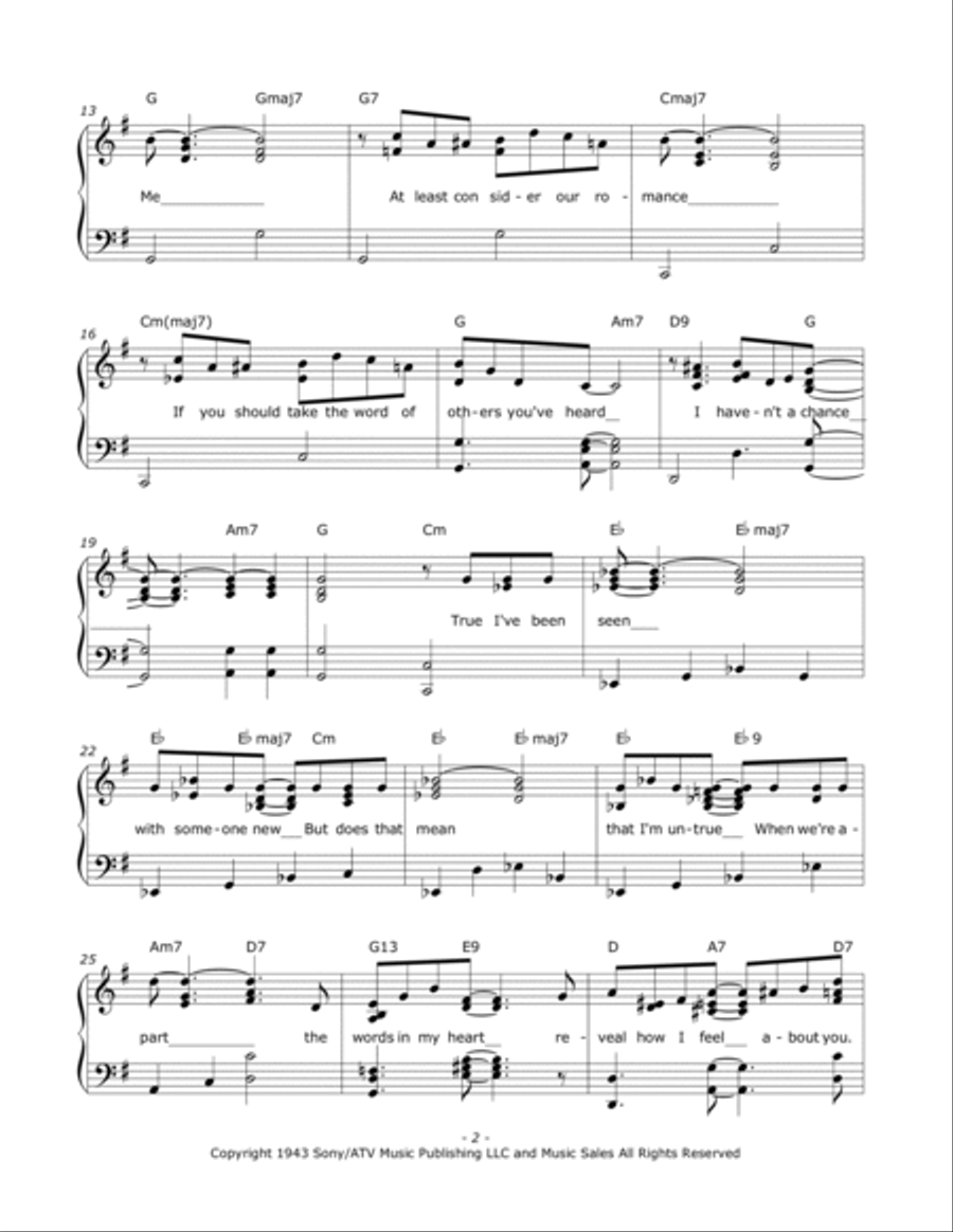 Do Nothin' Till You Hear From Me Voice scores gallery preview page 2