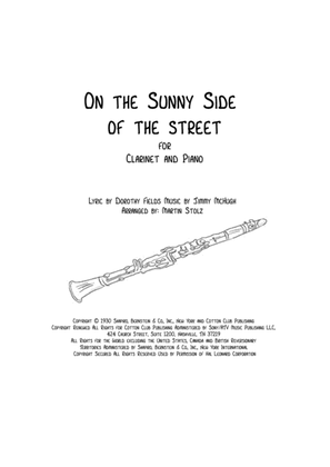 Book cover for On The Sunny Side Of The Street