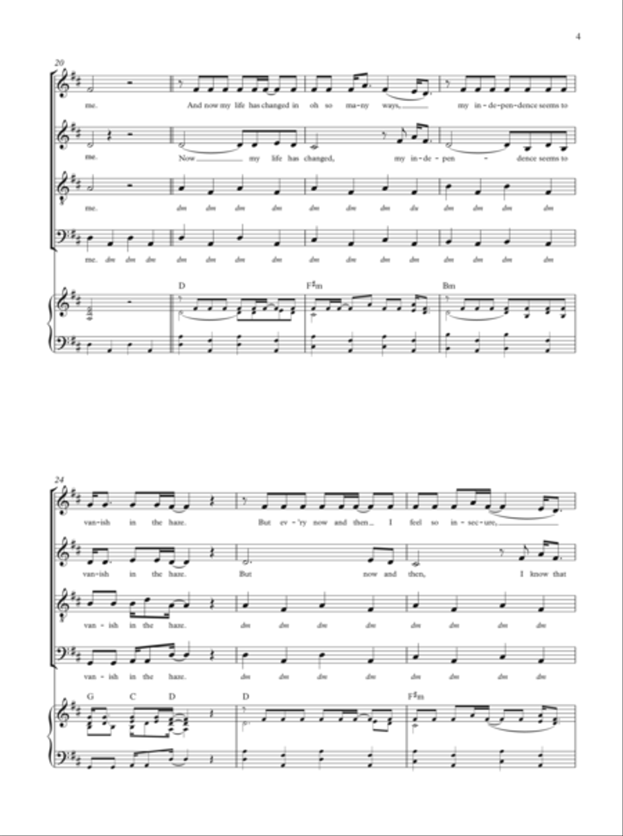 Help! (arr. Gitika Partington) 4-Part scores gallery preview page 4