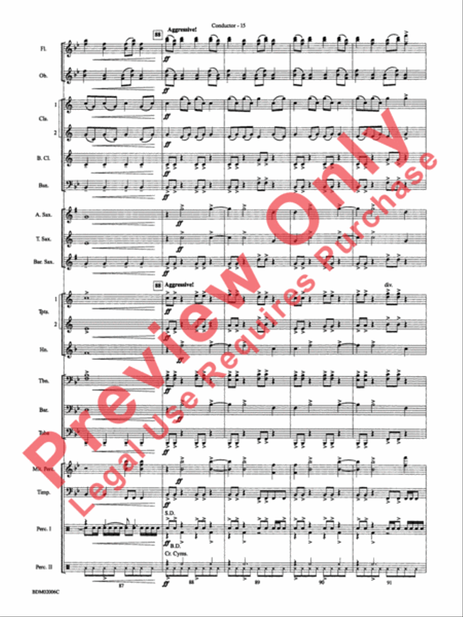 When Summer Takes Flight-cb Concert Band scores gallery preview page 18