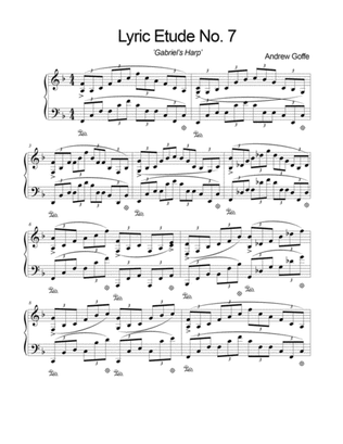 Lyric Etude No. 7 "Gabriel's Harp"