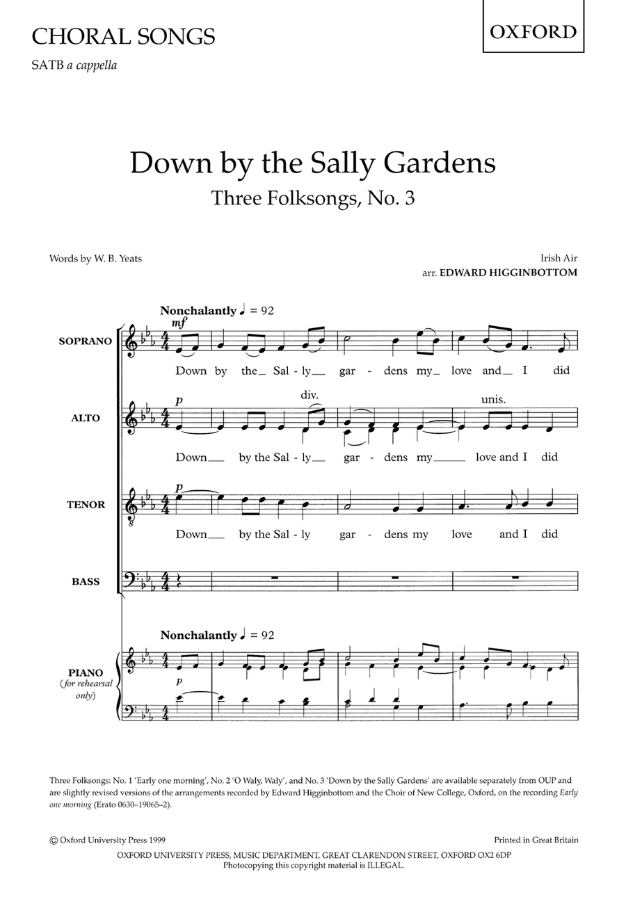 Down by the Sally Gardens