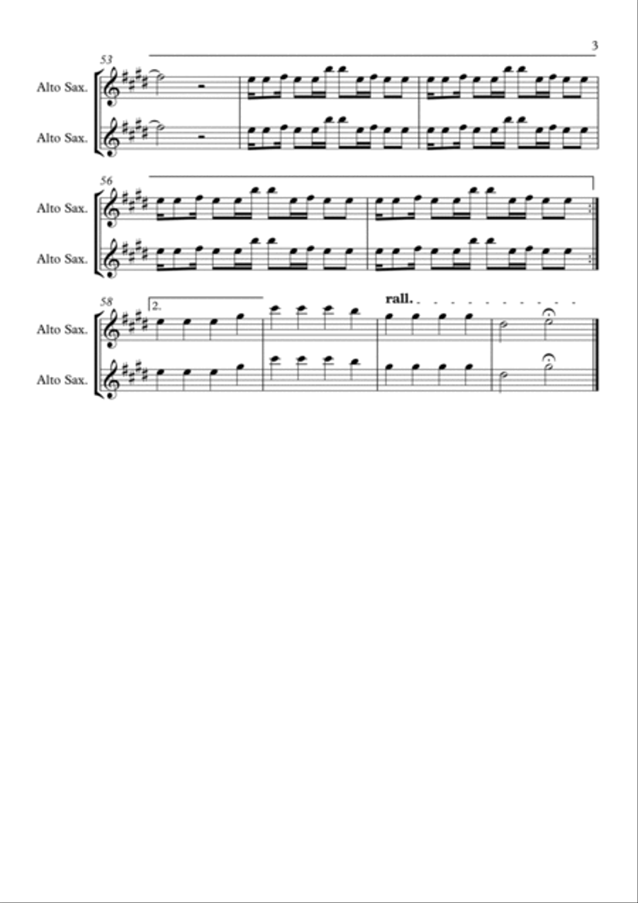 Faded Woodwind Duet scores gallery preview page 3