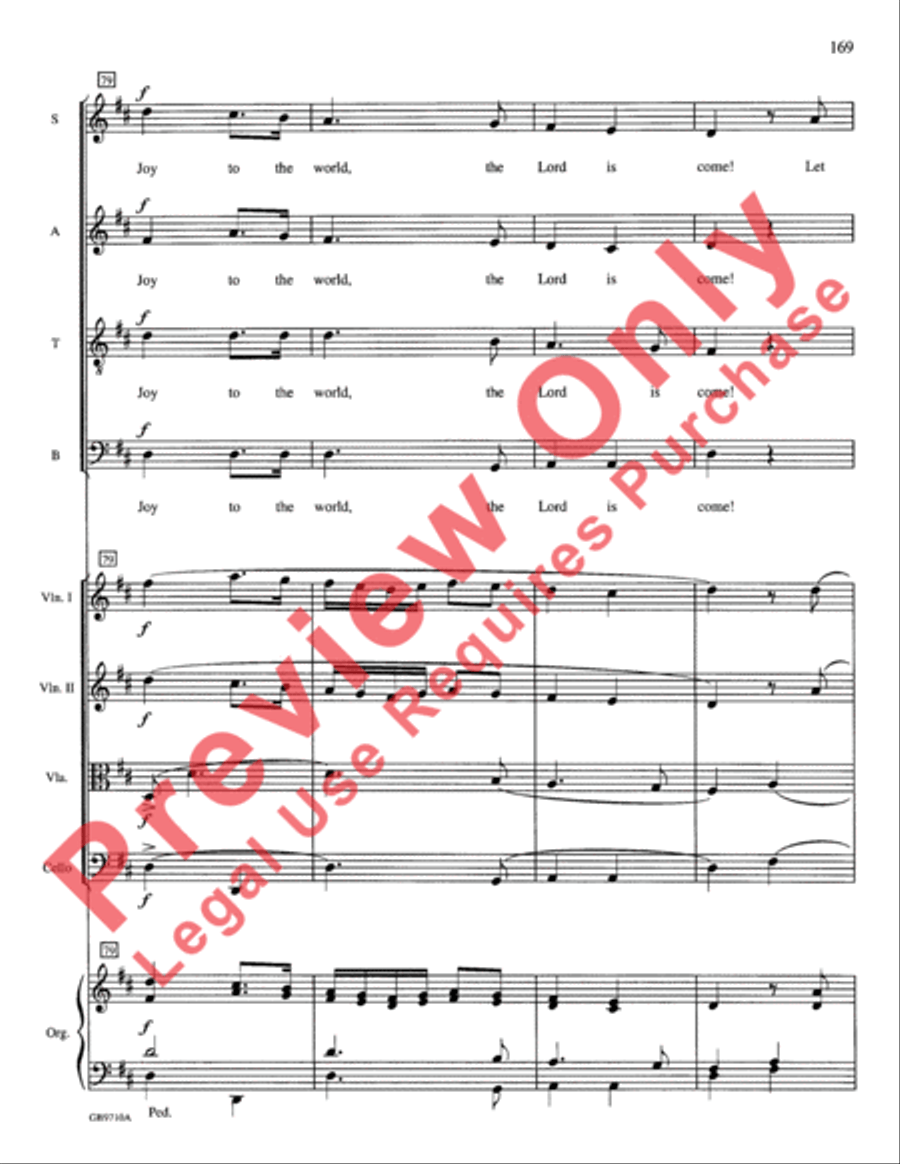 A Festival of Lessons and Carols Choir scores gallery preview page 170