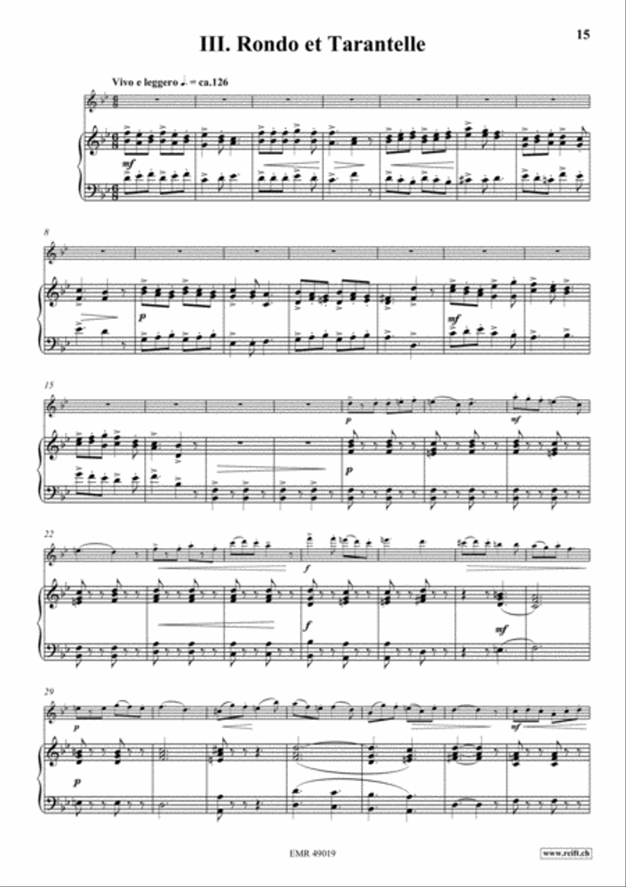 Concertino Flute Solo scores gallery preview page 8