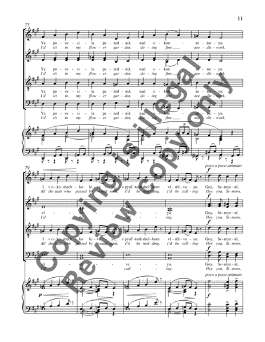 Gopak 4-Part scores gallery preview page 15