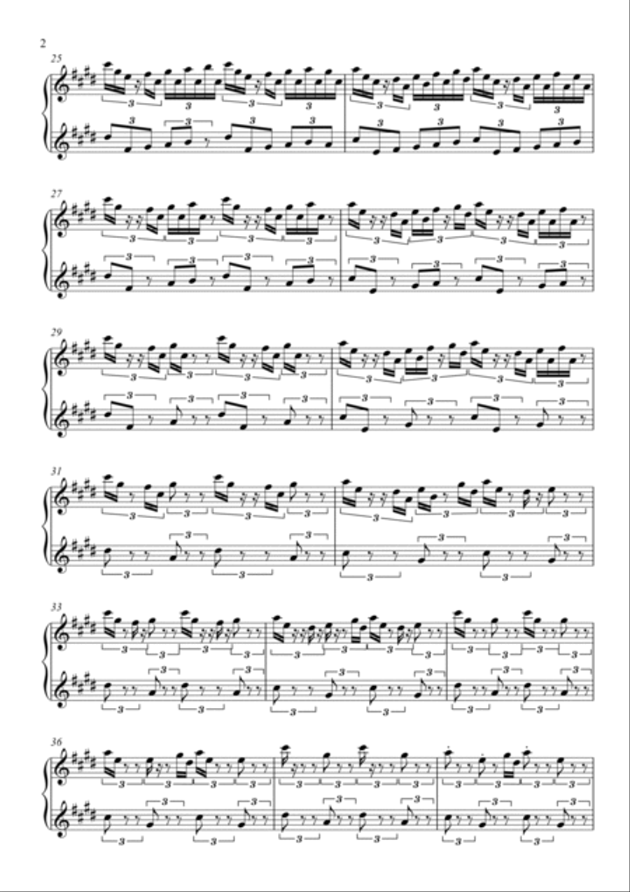 Vento Vento Piano Solo scores gallery preview page 3