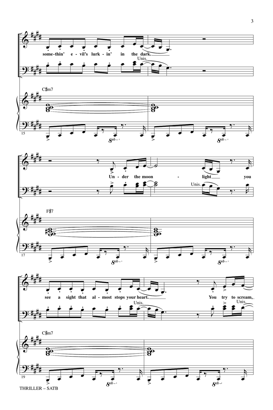 Thriller 4-Part scores gallery preview page 2