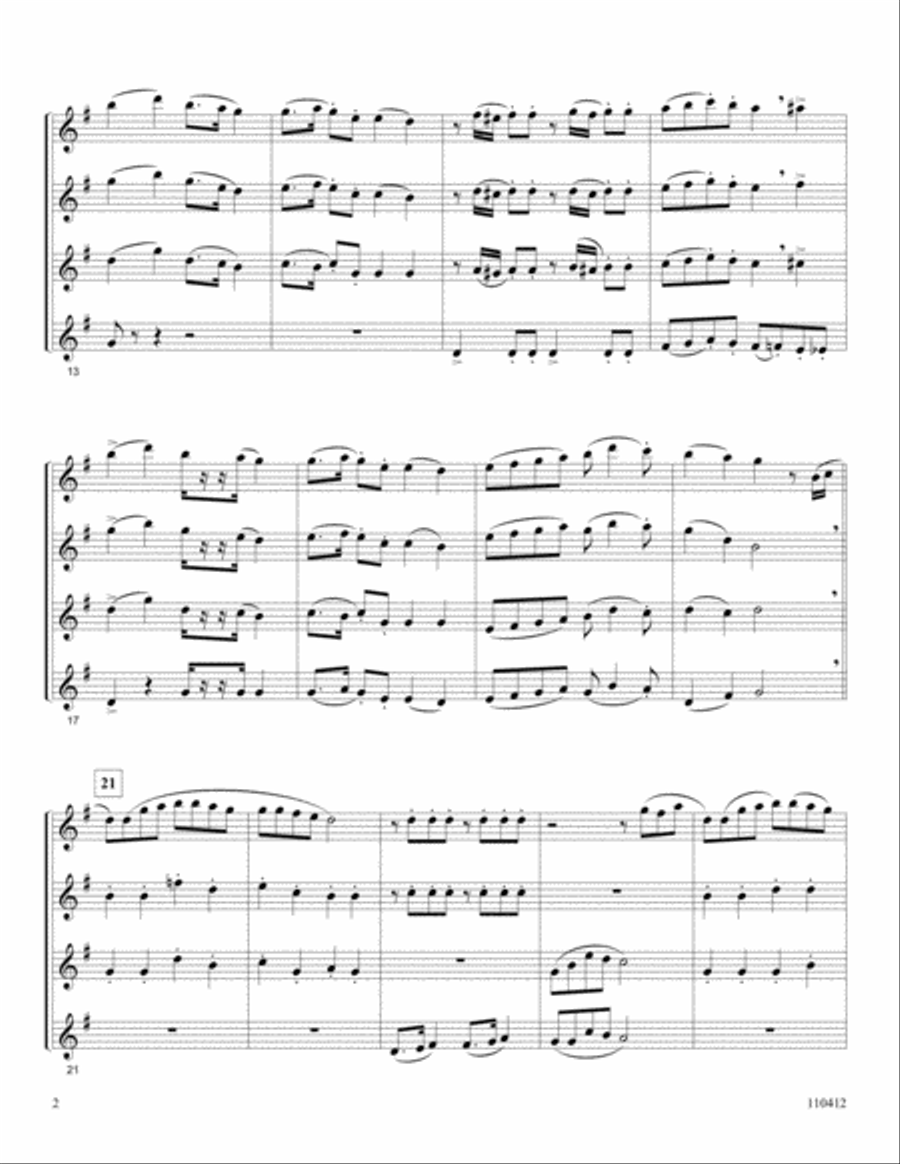 Follow On Follow On Flute Quartet scores gallery preview page 2