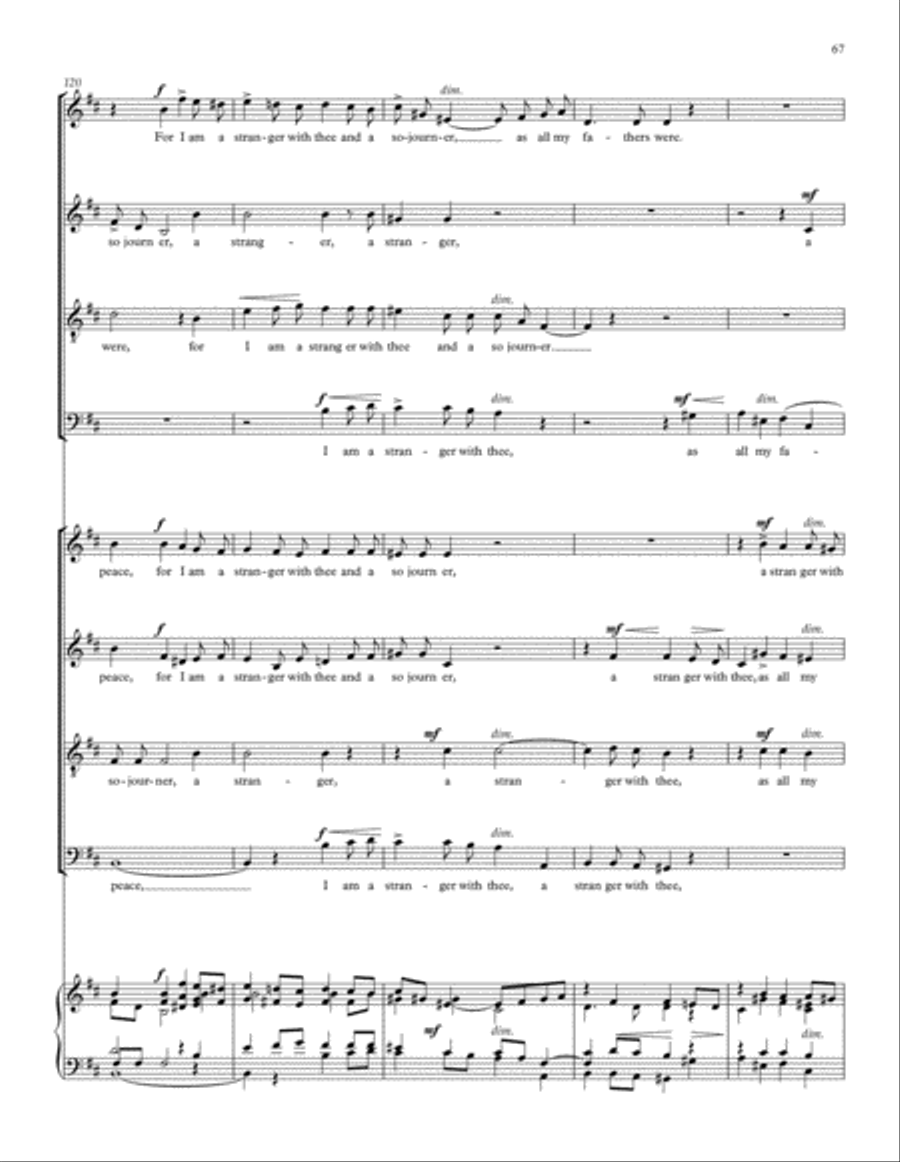 Songs of Farewell Divisi scores gallery preview page 83