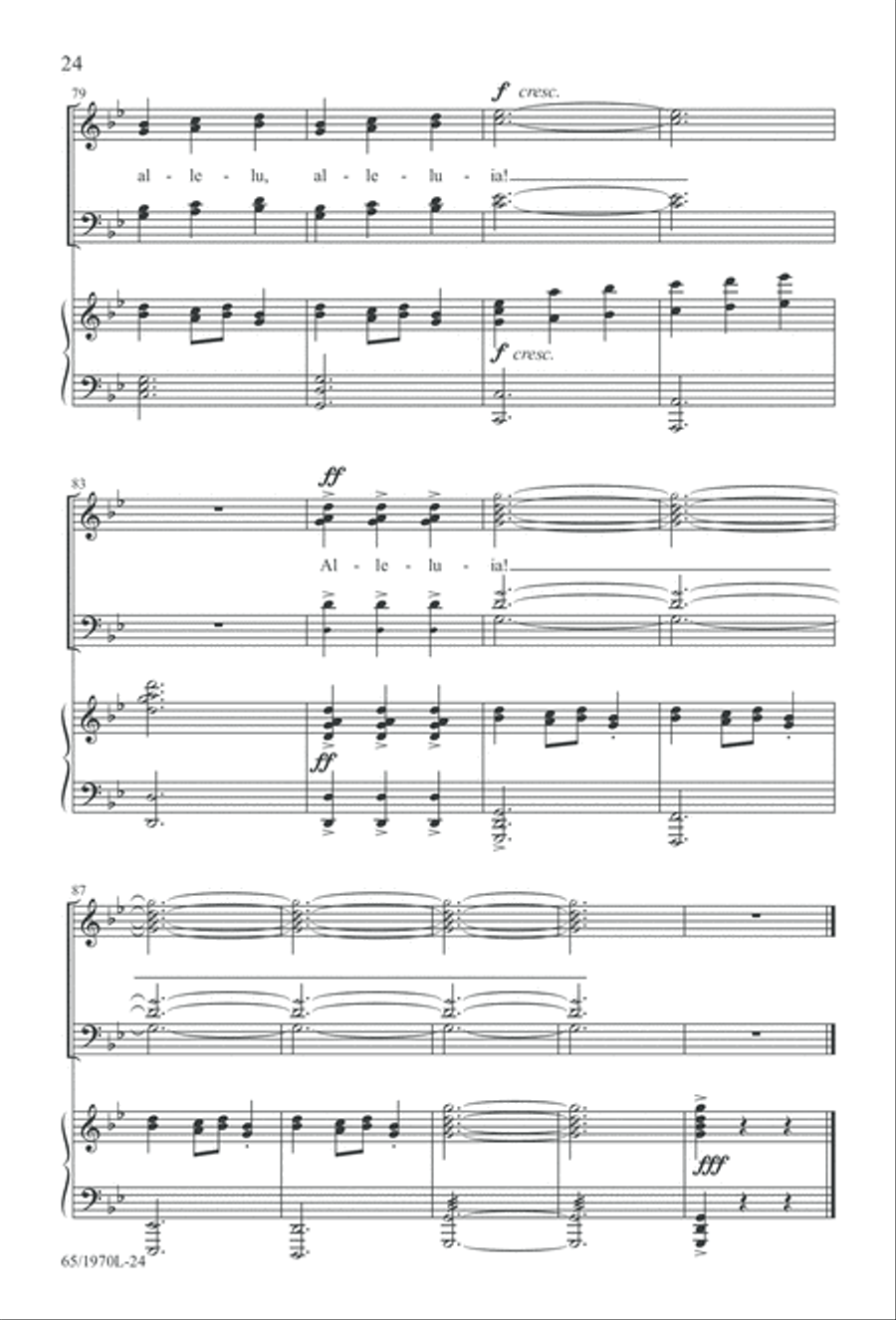 A Great and Mighty Wonder 4-Part scores gallery preview page 25