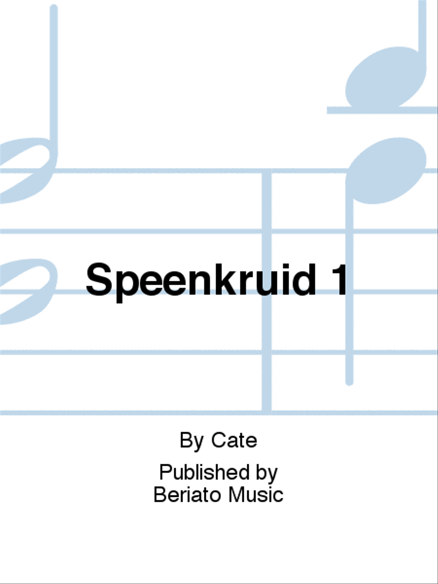 Speenkruid 1 Soprano Recorder scores gallery preview page 1