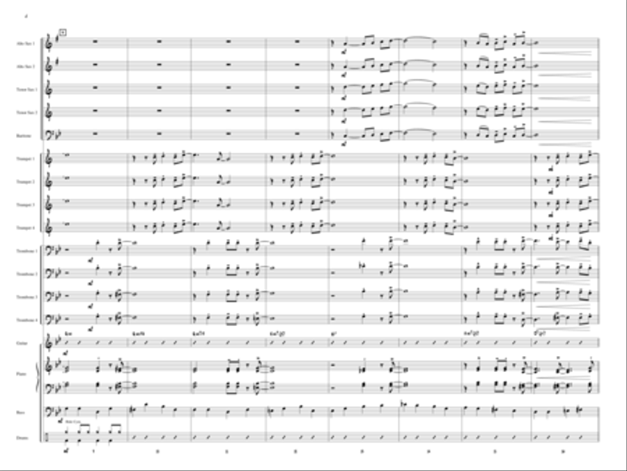 Minor Details Jazz Ensemble scores gallery preview page 3