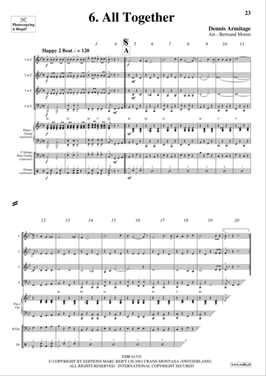 Beer Party Woodwind Quartet scores gallery preview page 8