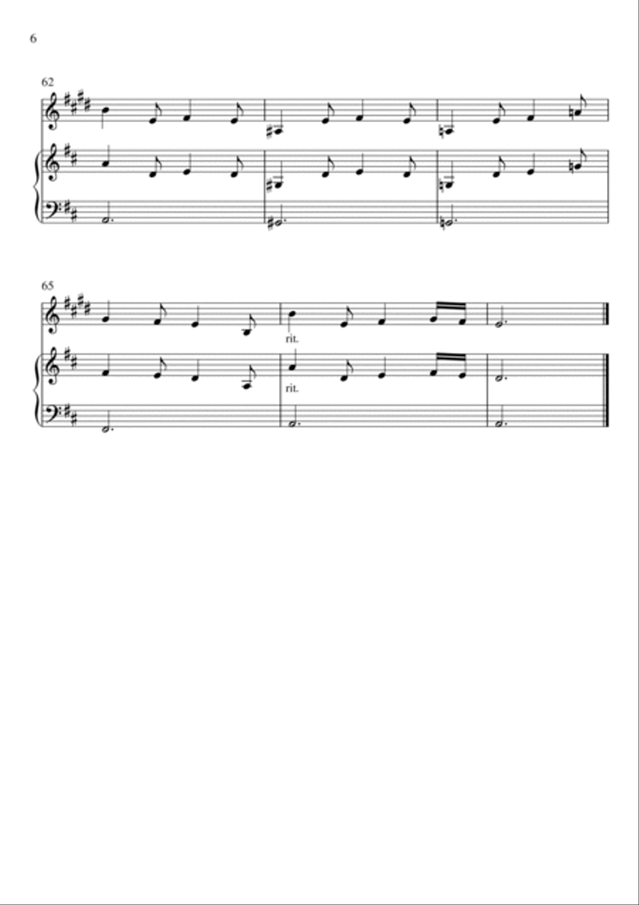 Fallen Down (from Undertale) Small Ensemble scores gallery preview page 6