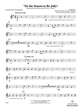 'Tis the Season to Be Jolly!: E-flat Baritone Saxophone