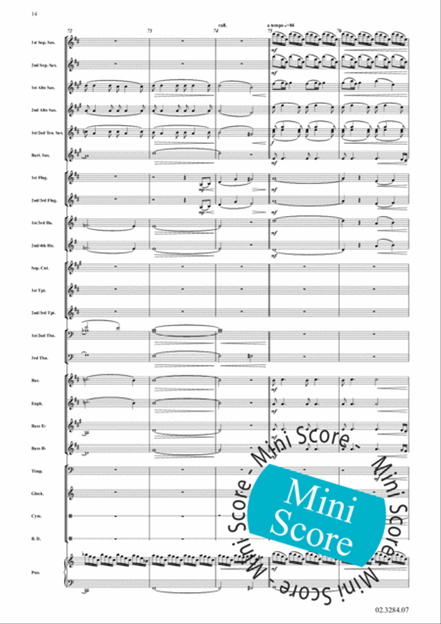 It's a Wonderful Christmas Fanfare Band scores gallery preview page 20