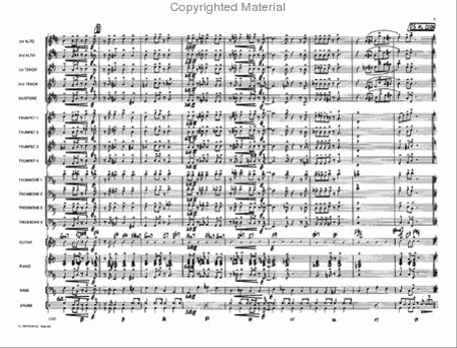 Cool Down Cool Down Jazz Ensemble scores gallery preview page 11
