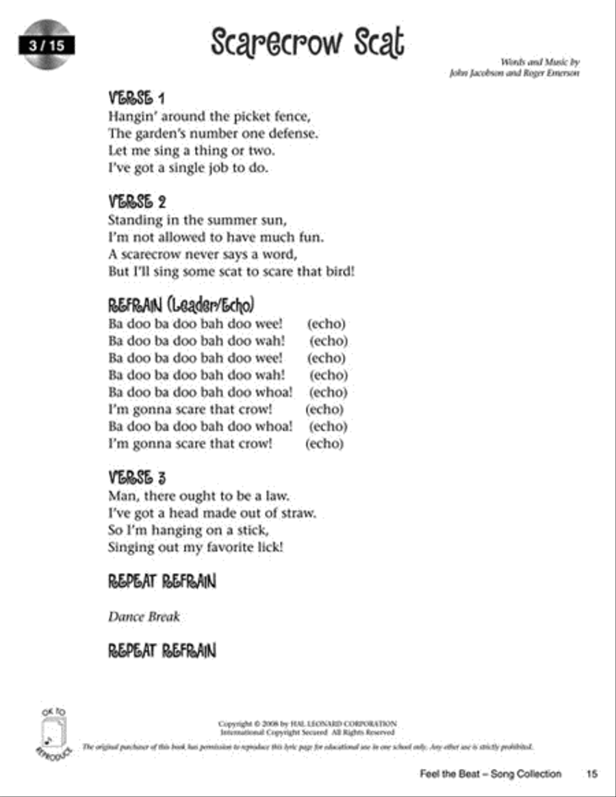 Feel the Beat! Feel the Beat! Choir scores gallery preview page 3