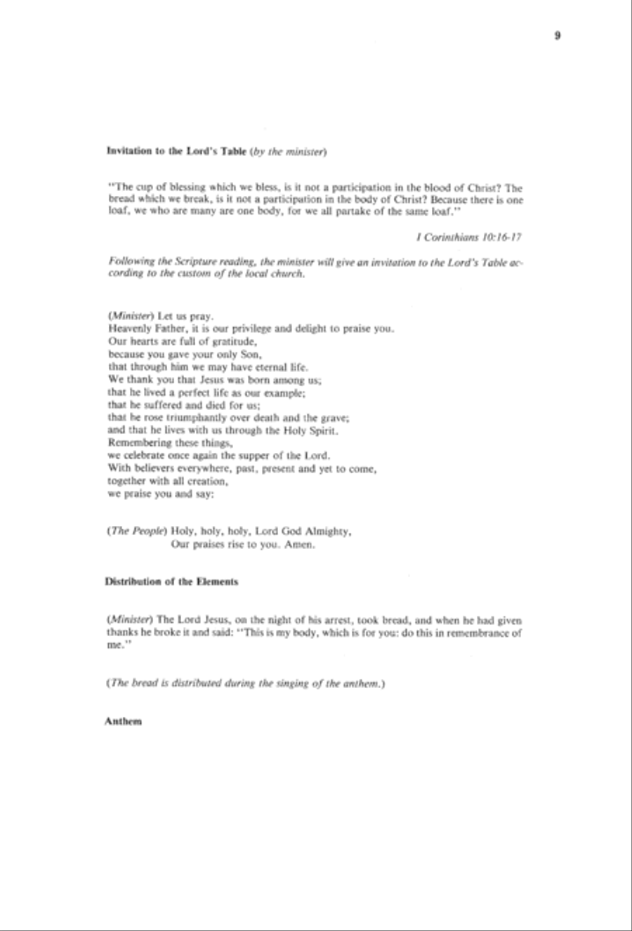 Do This in Remembrance of Me 4-Part scores gallery preview page 11