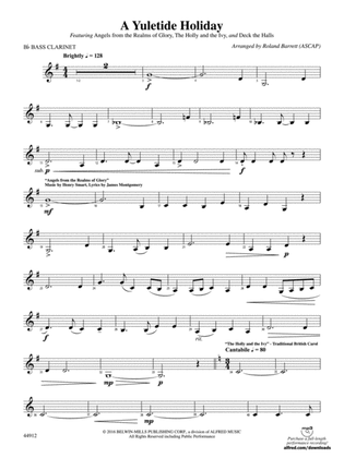 A Yuletide Holiday: B-flat Bass Clarinet