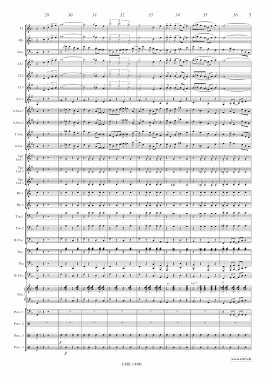 Jazzy Winds Jazzy Winds Concert Band scores gallery preview page 8