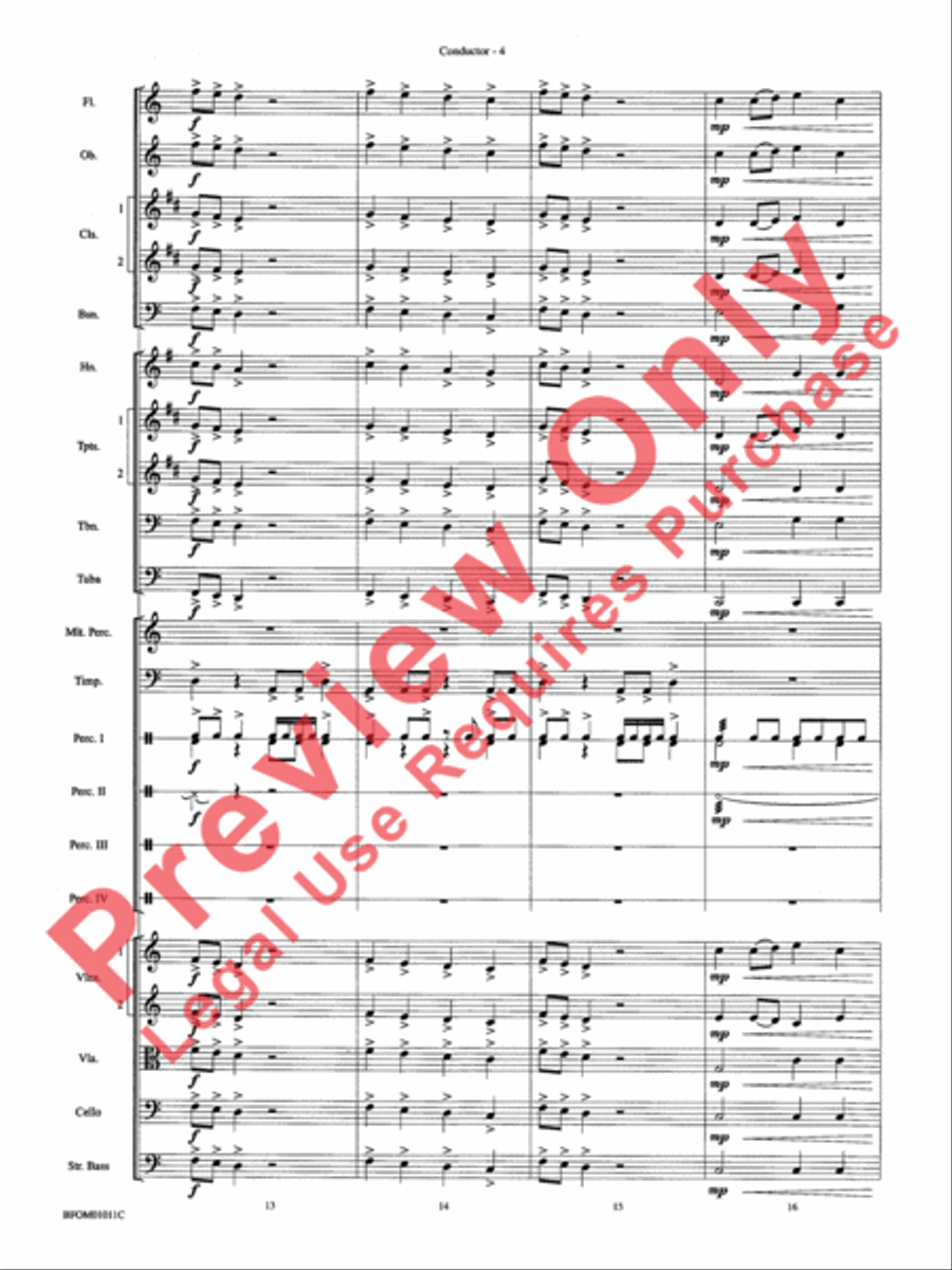 Dark Adventure Full Orchestra scores gallery preview page 7