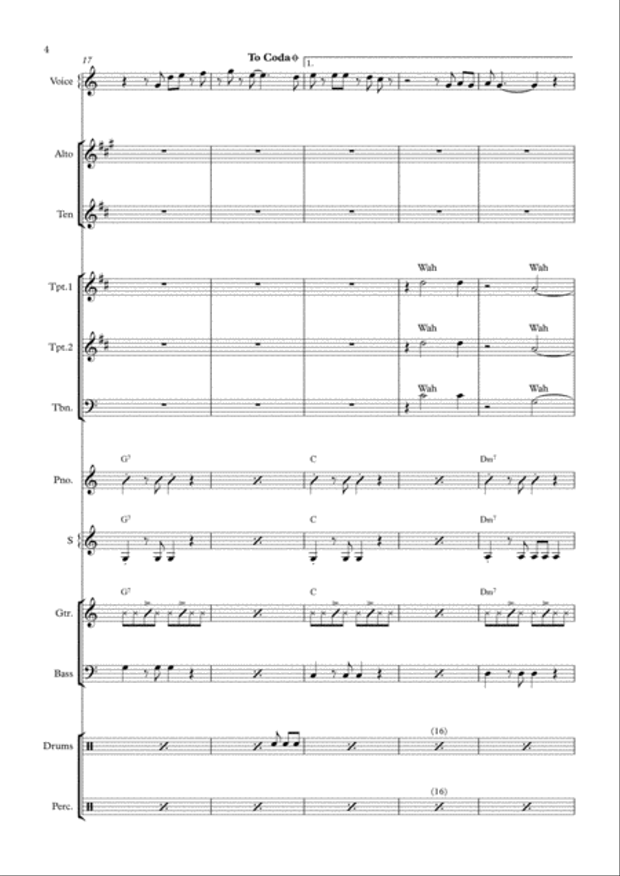 It's Not Unusual Saxophone scores gallery preview page 4