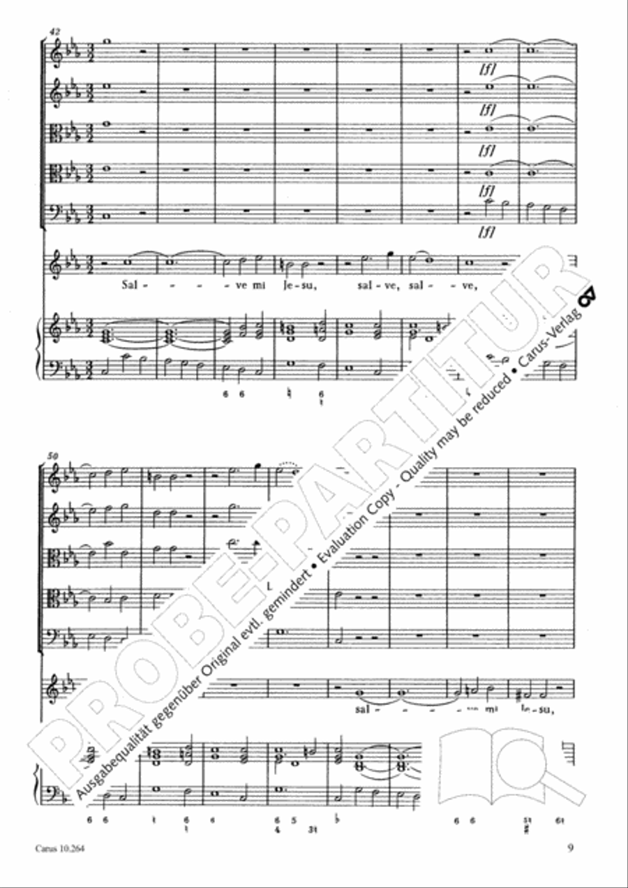 Salve mi, Jesu Salve mi, Jesu Soprano Voice scores gallery preview page 10