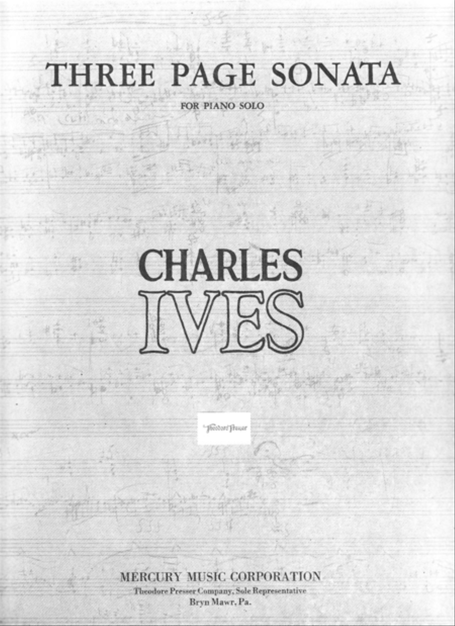 Three Page Sonata Chamber Music scores gallery preview page 1