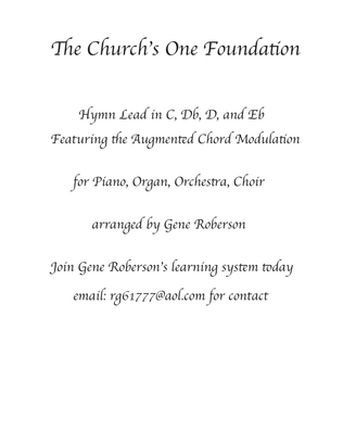 The Church's One Foundation Lead and Modulation