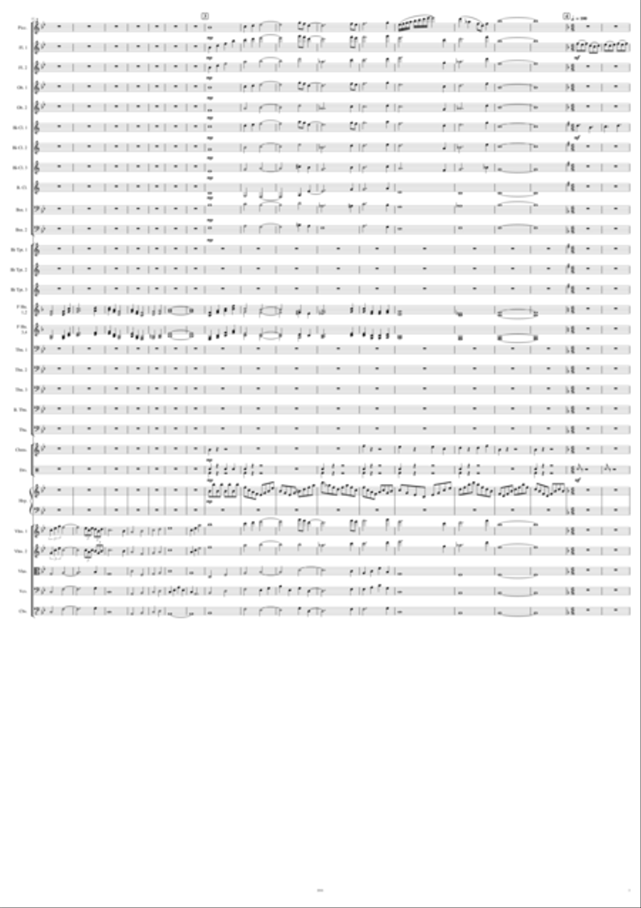 Pecos Mountains Full Orchestra scores gallery preview page 3