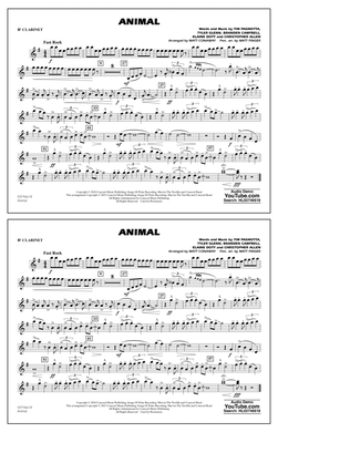 Animal (arr. Matt Conaway) - Bb Clarinet