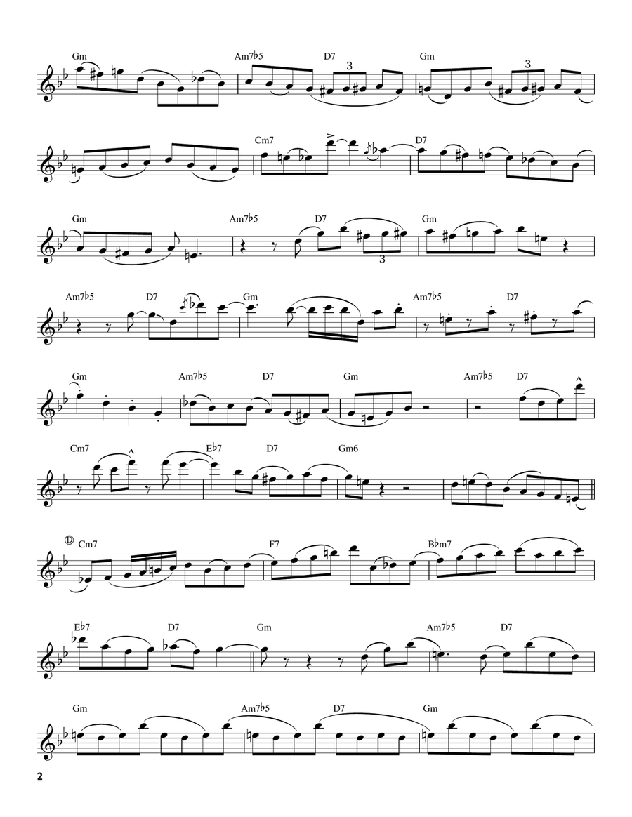 Strode Rode Tenor Saxophone scores gallery preview page 2
