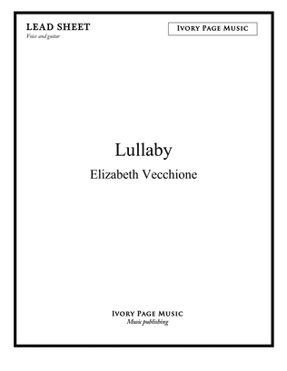 Book cover for Lullaby - lead sheet
